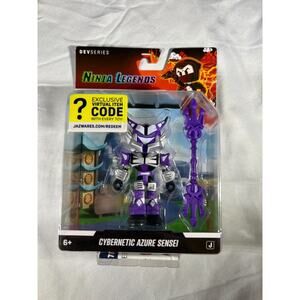 Ninja Legends Cybernetic Azure Sensei DevSeries Virtual Item Code Jazwares NEW